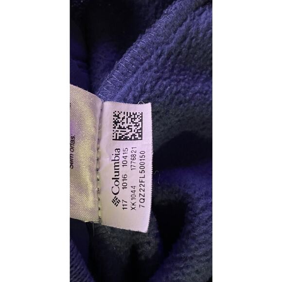 Columbia Ocean Blue Smooth Jacket Full Zip Outdoor Hiking Women's Size S - Picture 10 of 10